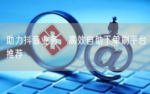 助力抖音业务，高效自助下单刷平台推荐